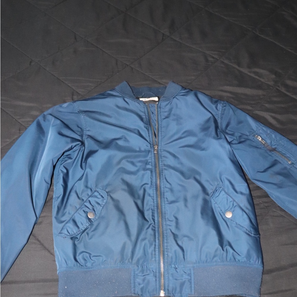 Blue Bomber Jacket